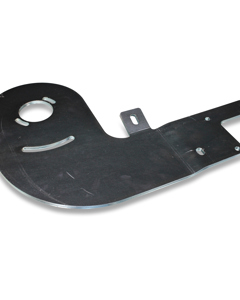 Side plate behind left f/pivoting unit RG-plus V16